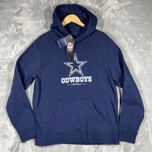 Dallas Cowboys NFL Fanatics Pro Line Navy Blue Hoodie Sweatshirt Mens L NEW